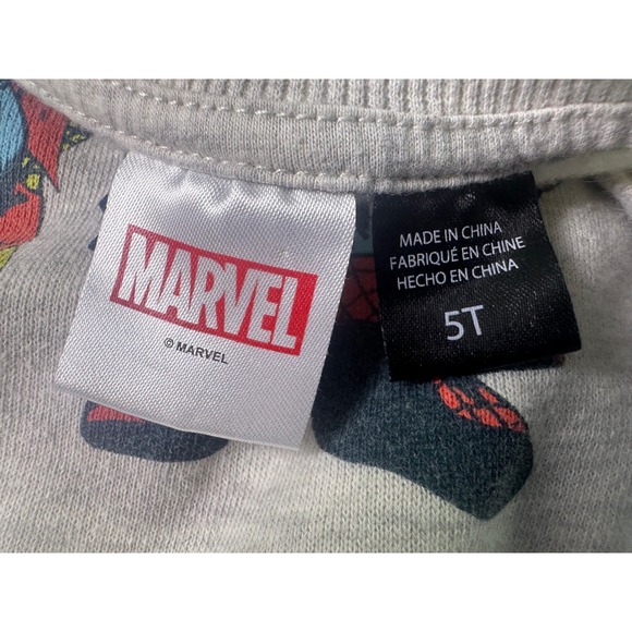Kids Marvel Comics Avengers Graphic‎ Sweatshirt Pullover Size 5T Boys Girls - Picture 2 of 7